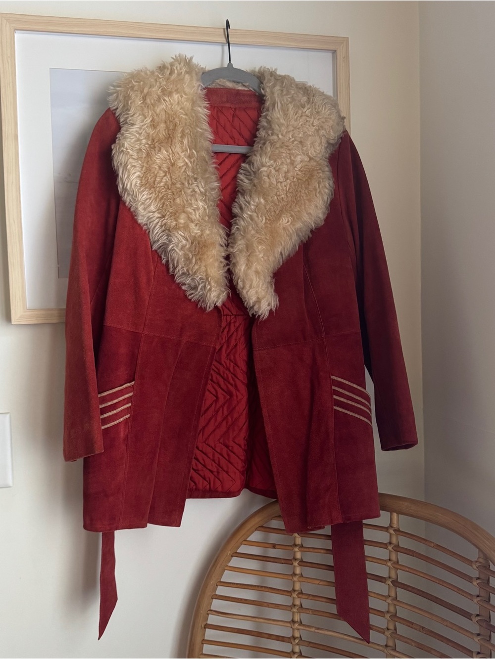 Genuine Vintage Suede Leather Penny Lane Jacket